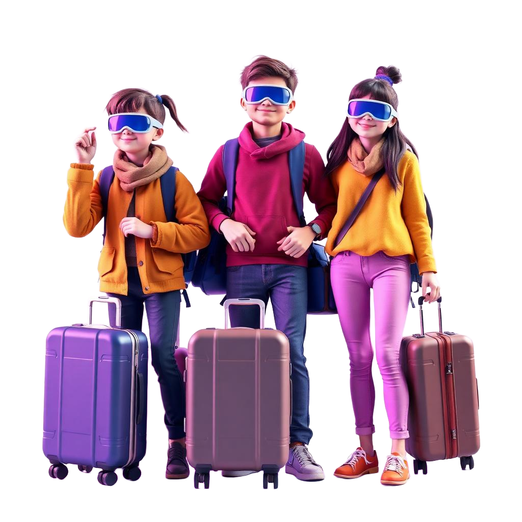 Skupina přátel se zavázanýma očima — Blind Travel